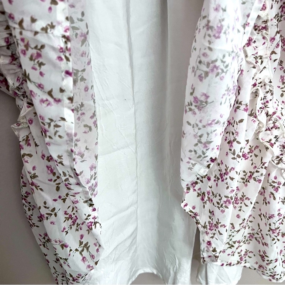 Petal & Pup Floral Cream Dress - Picture 13 of 15